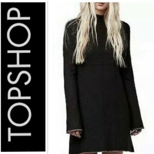 TopShop Mock Neck Sweater Dress
